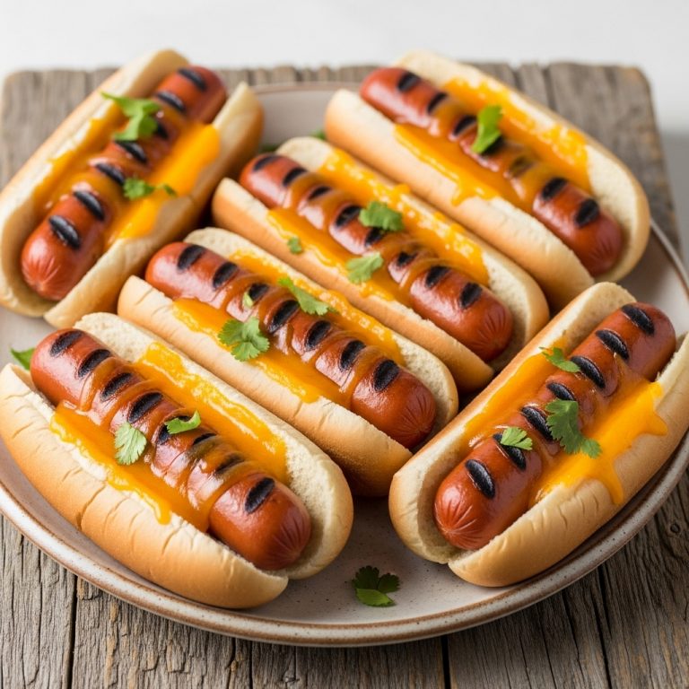 Fireball Franks: Grilled Sizzling Jalapeño Cheddar Hot Dogs